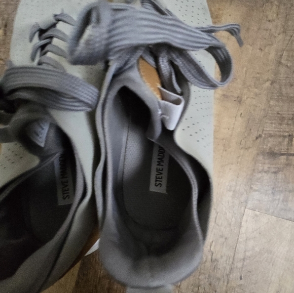 Steve Madden P-brixx Men's 9.5 Grey And Brown Sneakers (Shoes) Excellent Con. - Picture 9 of 13